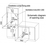 Robam 老板 RQ335 60厘米 65公升 嵌入式對流焗爐